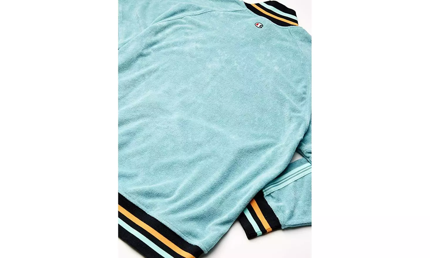 Champion LIFE Men's Terry Warm Up Jacket Blue XS - Second Medium
