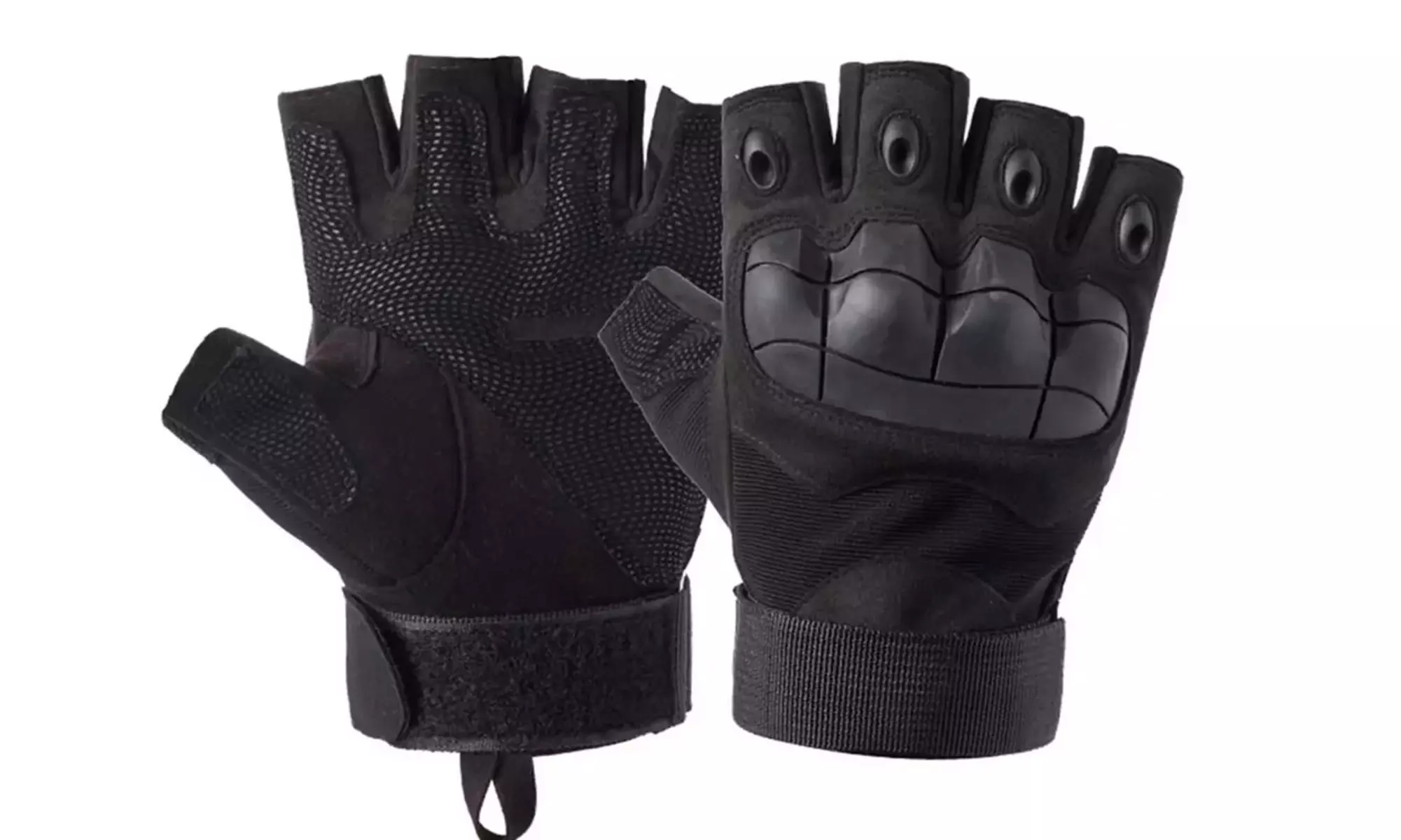 Tactical Fingerless Gloves Half Finger Tactical Gloves for Motorcycle,Cycling - Second Medium