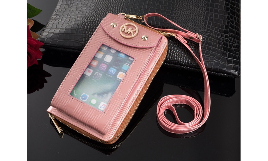 Image 29: Michael Kors Leather Crossbody