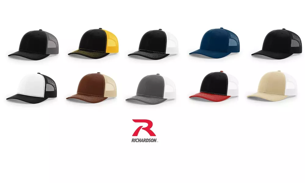 Richardson 112 mesh back trucker cap snapback hat - Primary Image