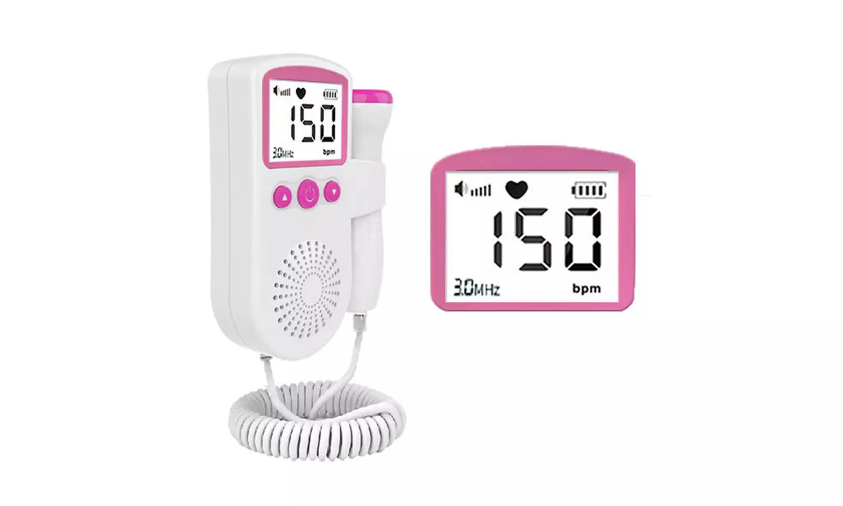 Pregnant gift baby heartbeat monitor Poeckt Size fetal doppler factory price - Primary Image