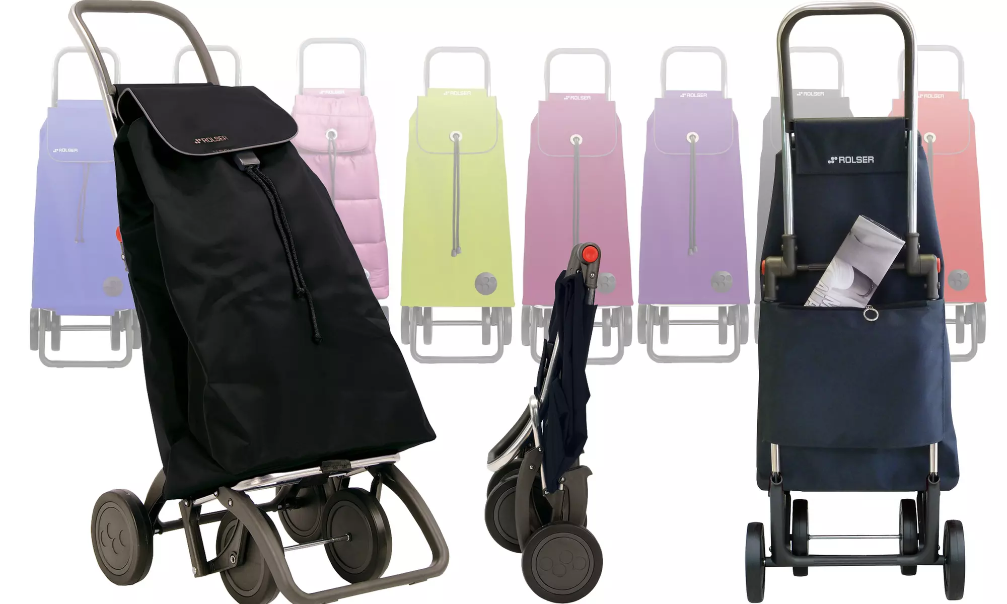 Rolser "Logic 2x2" 4 Wheel Foldable High Capacity Shopping Trolley - Primary Image