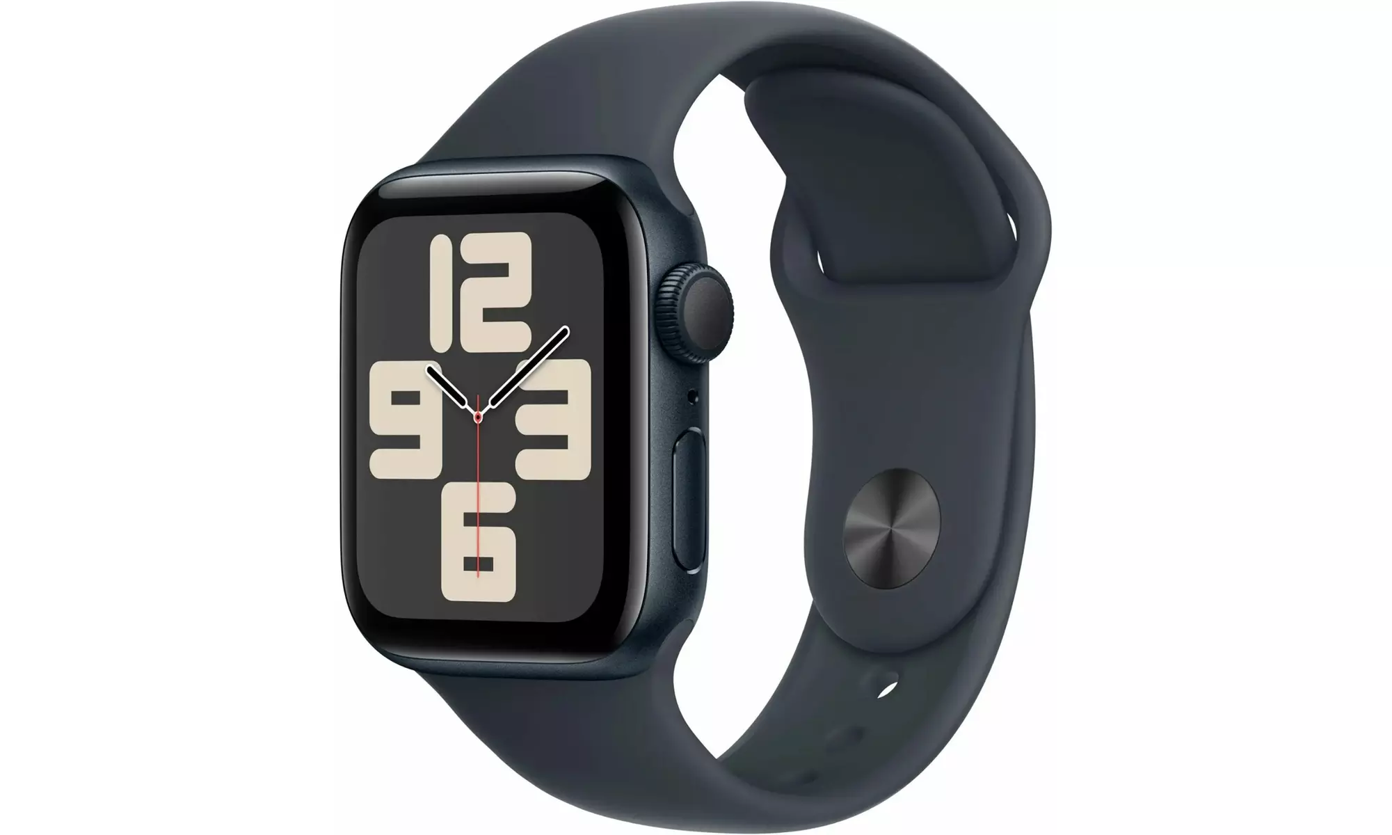 Apple Watch SE (2nd Gen) GPS Midnight w/ Black Sport Band, B-Grade Refurbished