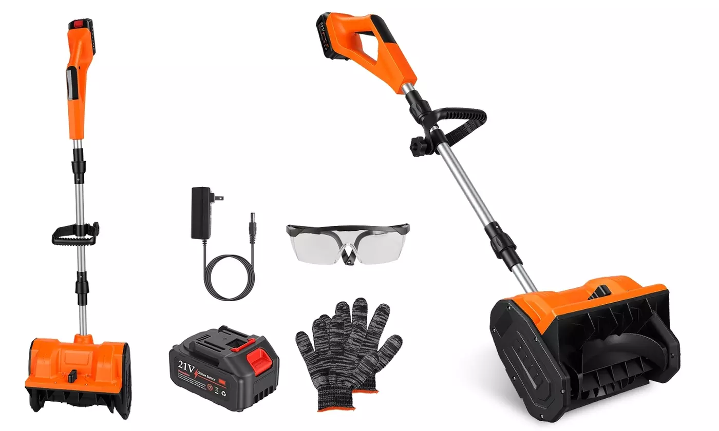 iMounTEK 21V Cordless Snow Shovel & Snow Thrower - 11 Inch