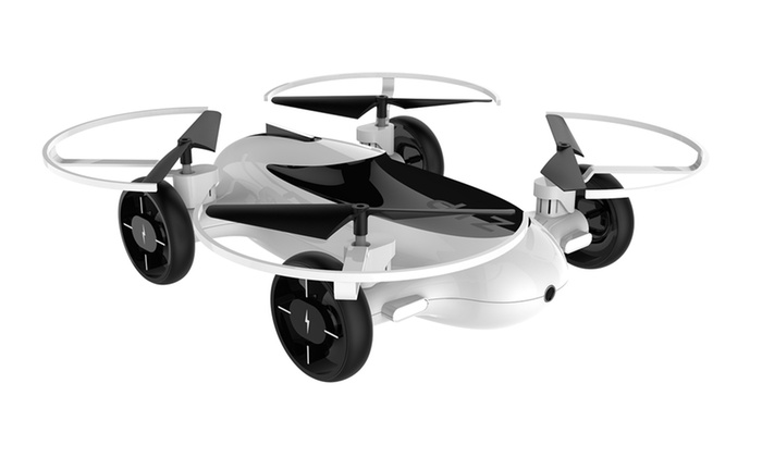 Sharper Image Rechargeable Fly & Drive Car Drone | Groupon