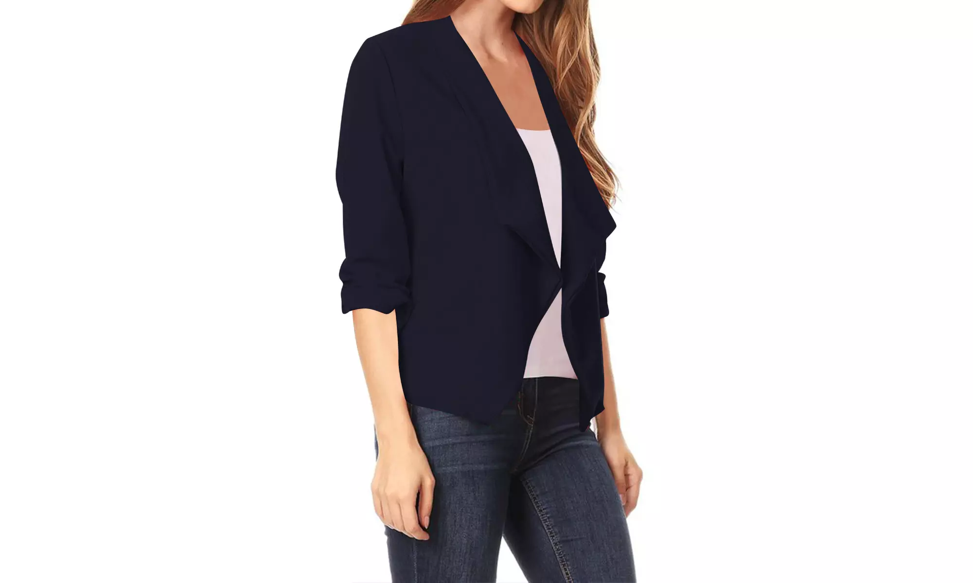 Women's Casual Office Wear Basic Solid Blazer Jacket