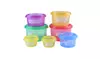 7Pcs Portion Control Food Box Prep Storage Container Fitness Meal Eating Plan