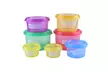 7Pcs Portion Control Food Box Prep Storage Container Fitness Meal Eating Plan - Second Medium