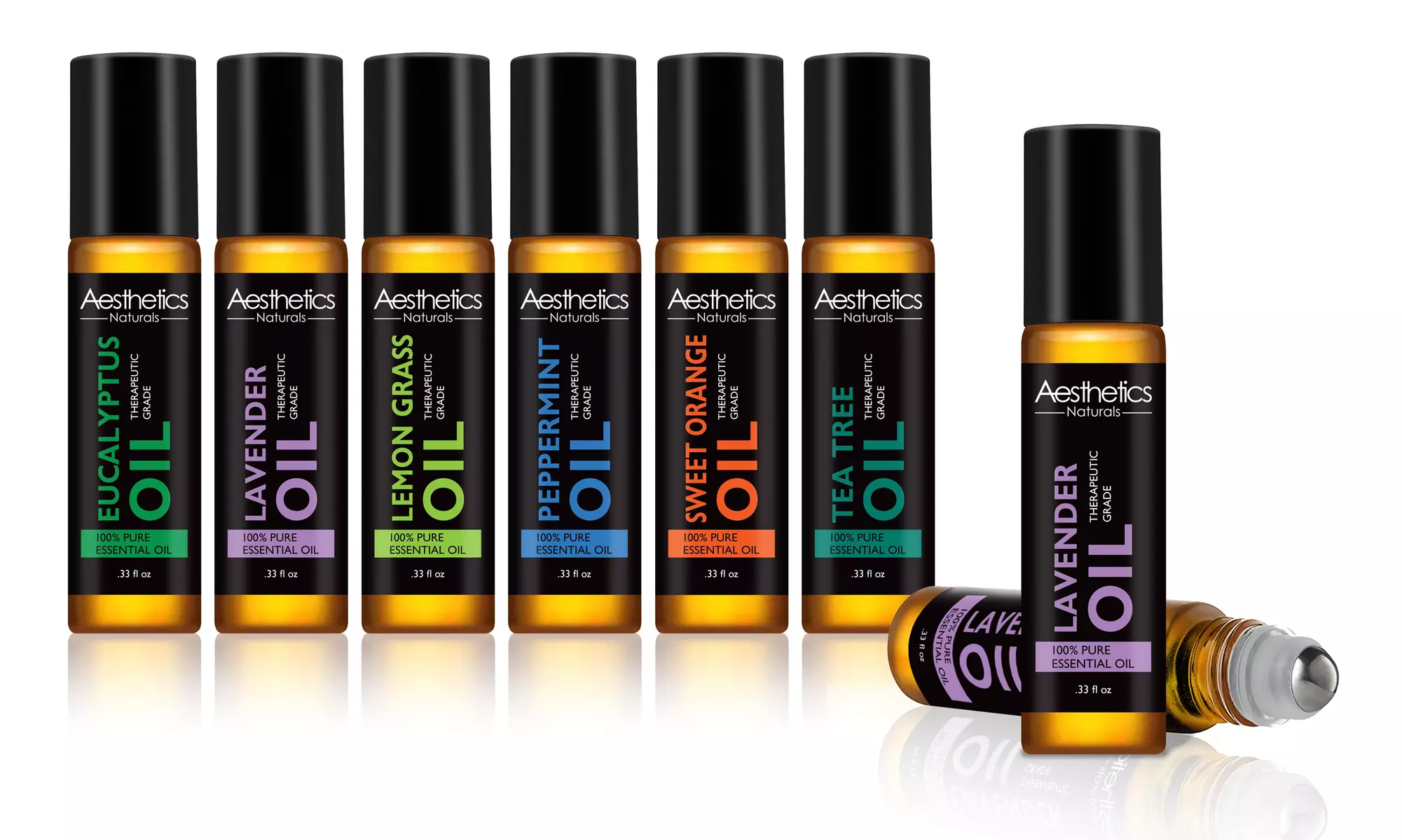 Aesthetics Essential Oil Roll-On Diffuser (2 or 6-Pack) - Primary Image