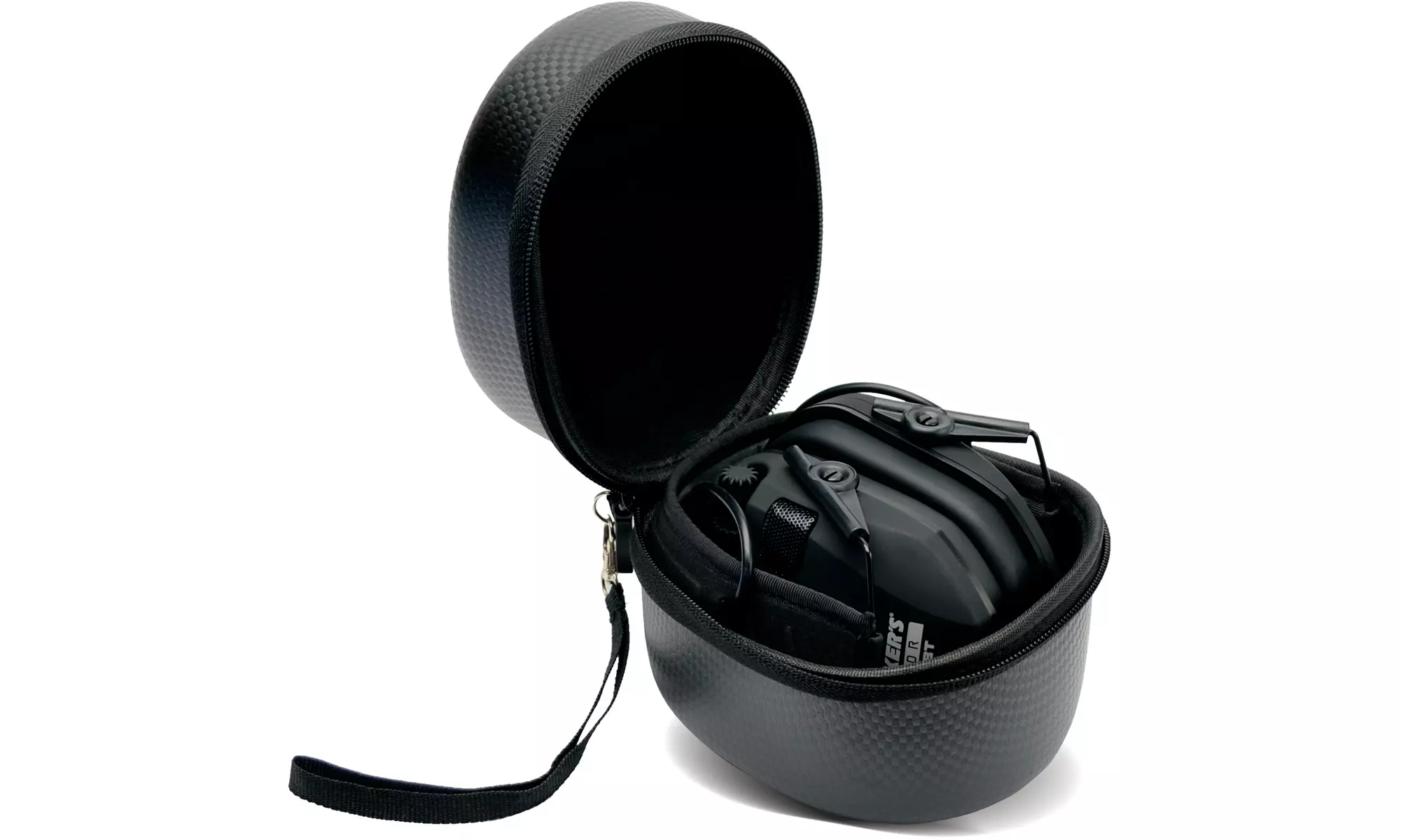 Walkers Razor Slim Electronic Shooting Hearing Protection Muff, Grey, with Case - Second Medium