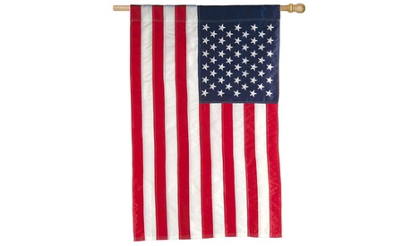 Evergreen Flag American Flag House Applique Flag