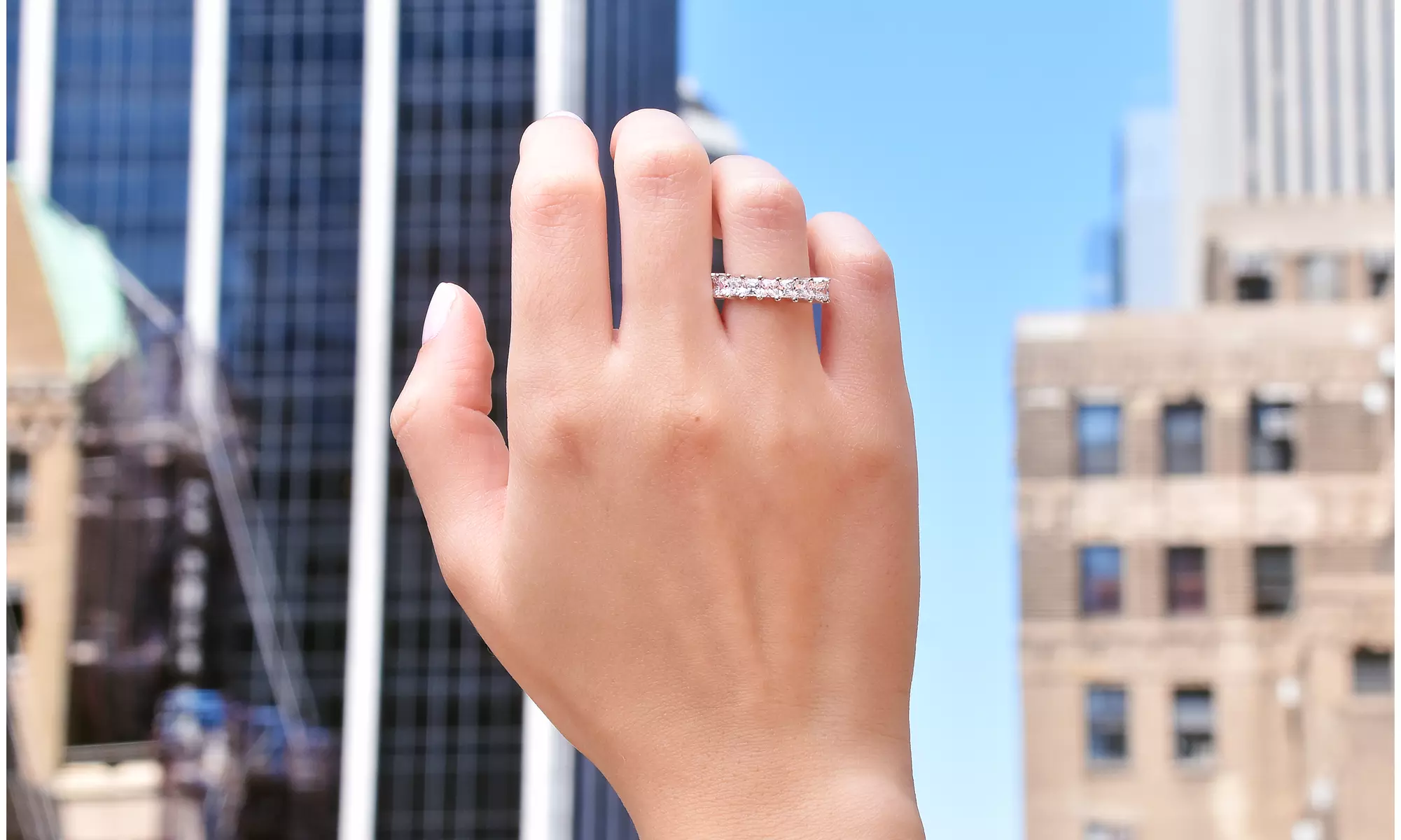 Luxe Eternity Band Collection Made With Cubic Zirconia Stones(Multiple Options)