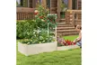 Costway Raised Garden Bed with Trellis 2 Planter Boxes Open-ended Base - Second Medium