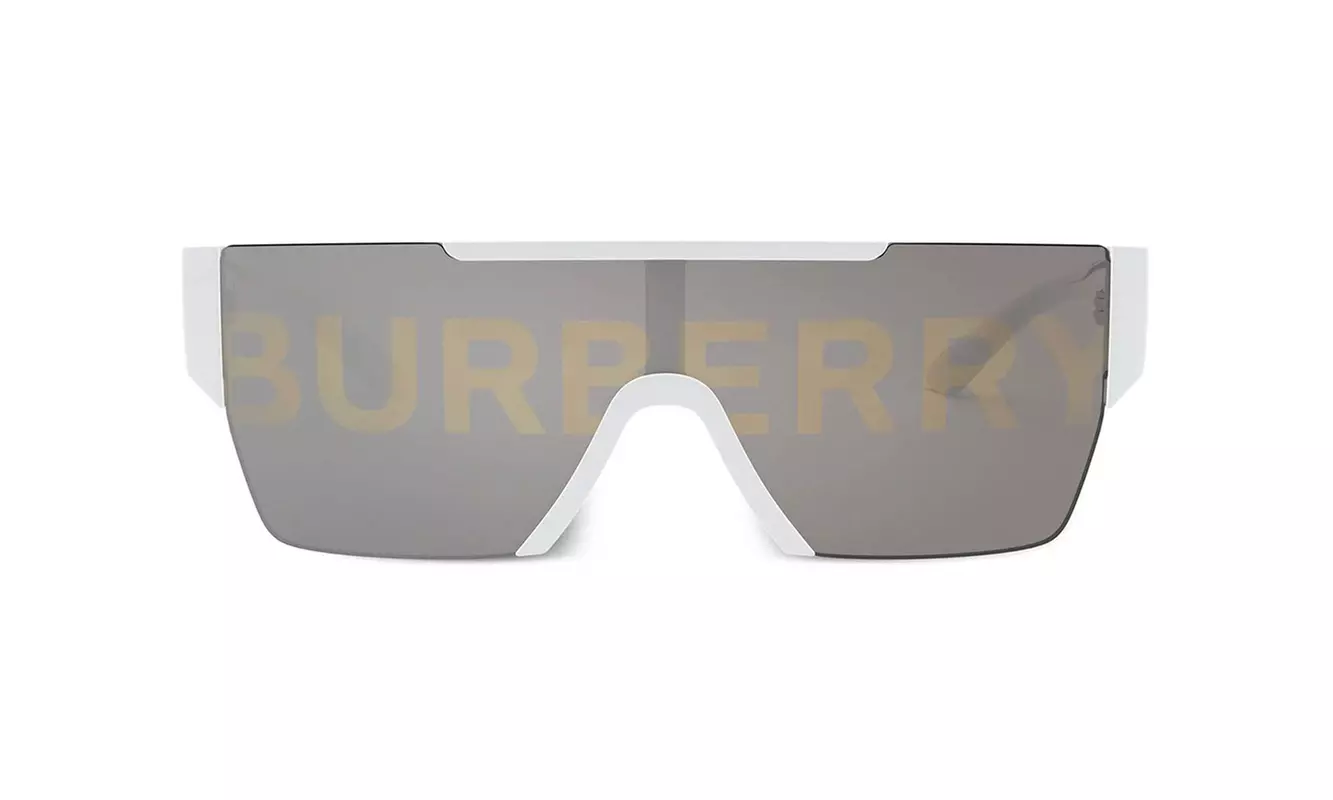 Burberry Men's White Shield Sunglasses - BE4291-3007H-38