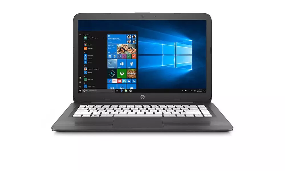 Refurbished HP 14-AX060NR 14" Laptop Intel Celeron N3060 1.60GHz 4GB 32GB W10 - Primary Image
