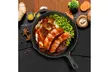Cast Iron Skillet 12" Oven Fry Pan Pot Cookware Pre-seasoned Cast Iron Skillet - Second Medium