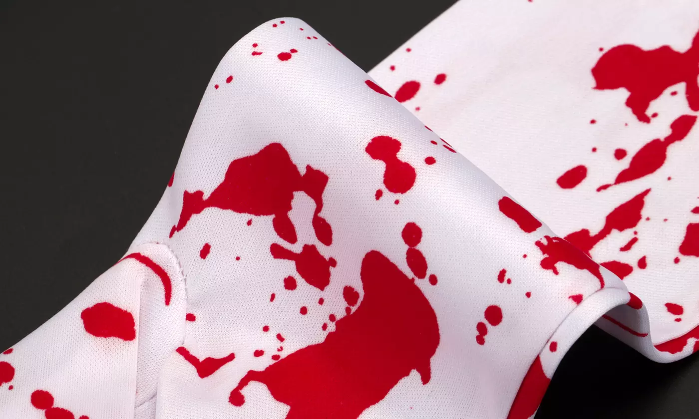 Halloween Party Costume Women Blood Stained Bloody Socks and Gloves Set
