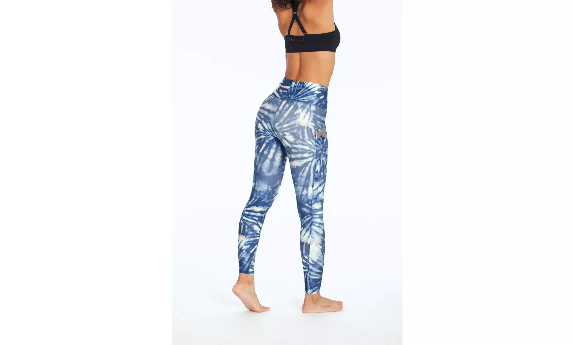Marika High Rise Printed Ankle Legging with Pockets 25" - Second Medium