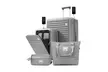 4-Piece Luggage Set with USB Charging Ports - 20in Carry-On (Front-Opening) 28in - Second Medium