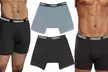 Men's Soft Cotton Boxer Briefs - Multi-Pack Assorted Colors | Breathable & Comfortable Underwear: 2, 3, 4-Pack - Second Medium