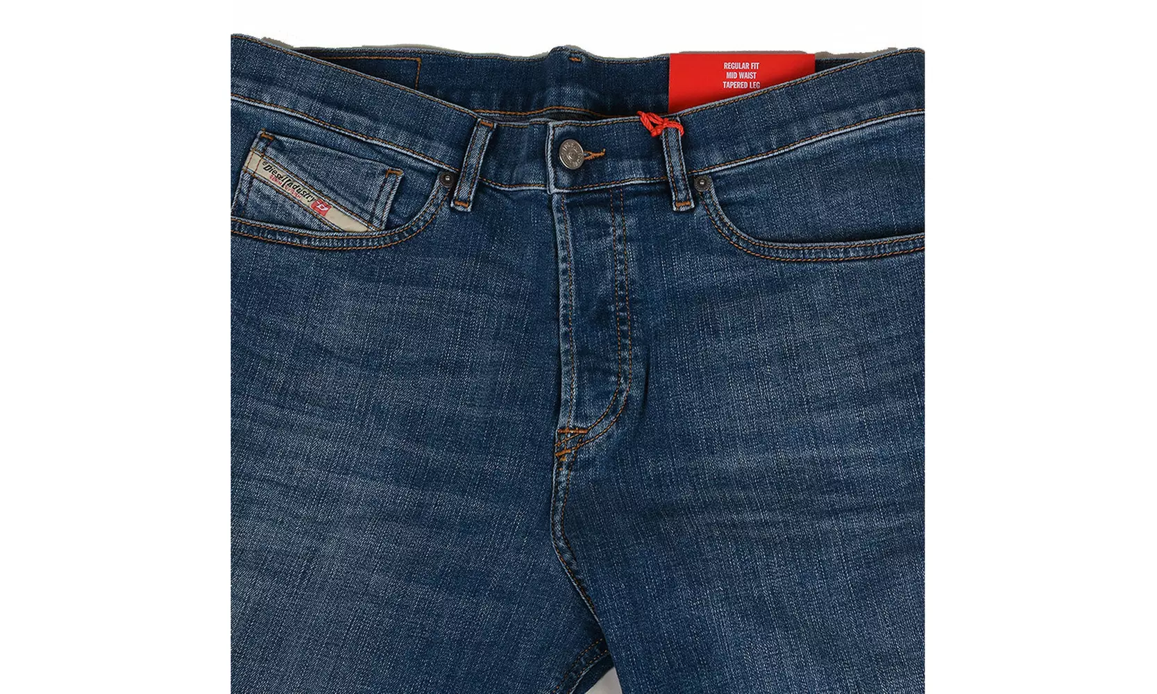 Diesel Men's D-Fining Stretch Tapered Fit Denim Jeans