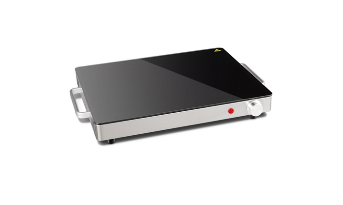 Up To 52 Off On Electric Warming Tray Glass T Groupon Goods