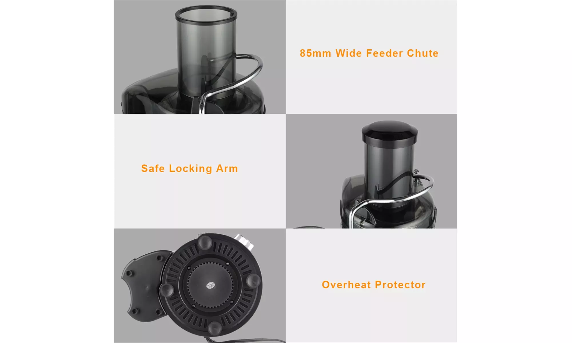 110V 800W 85MM Large Diameter 1000Ml Juice Cup 1500Ml Pomace Cup Third Gear