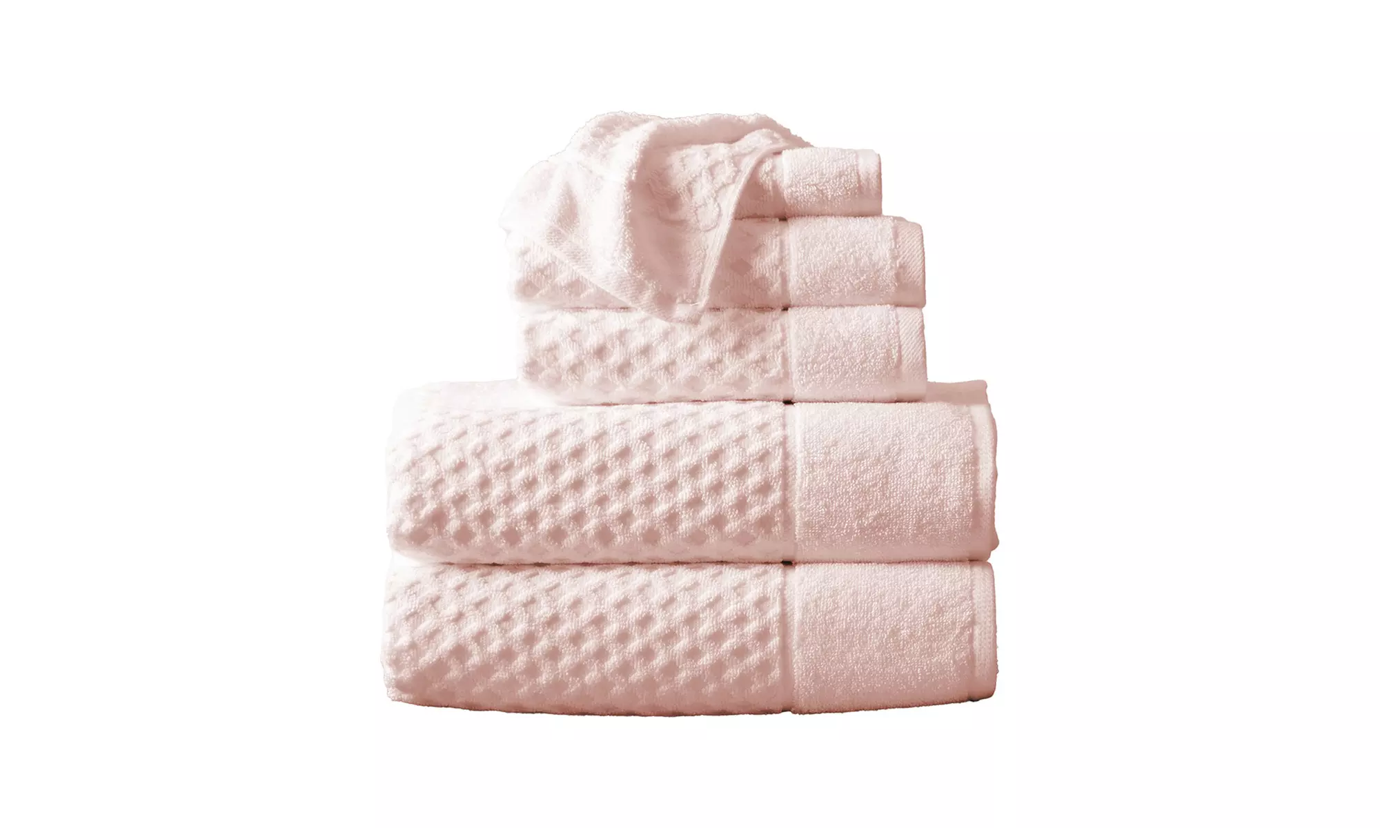 Ultra-Soft 100% Cotton Diamond Waffle Bath Towels