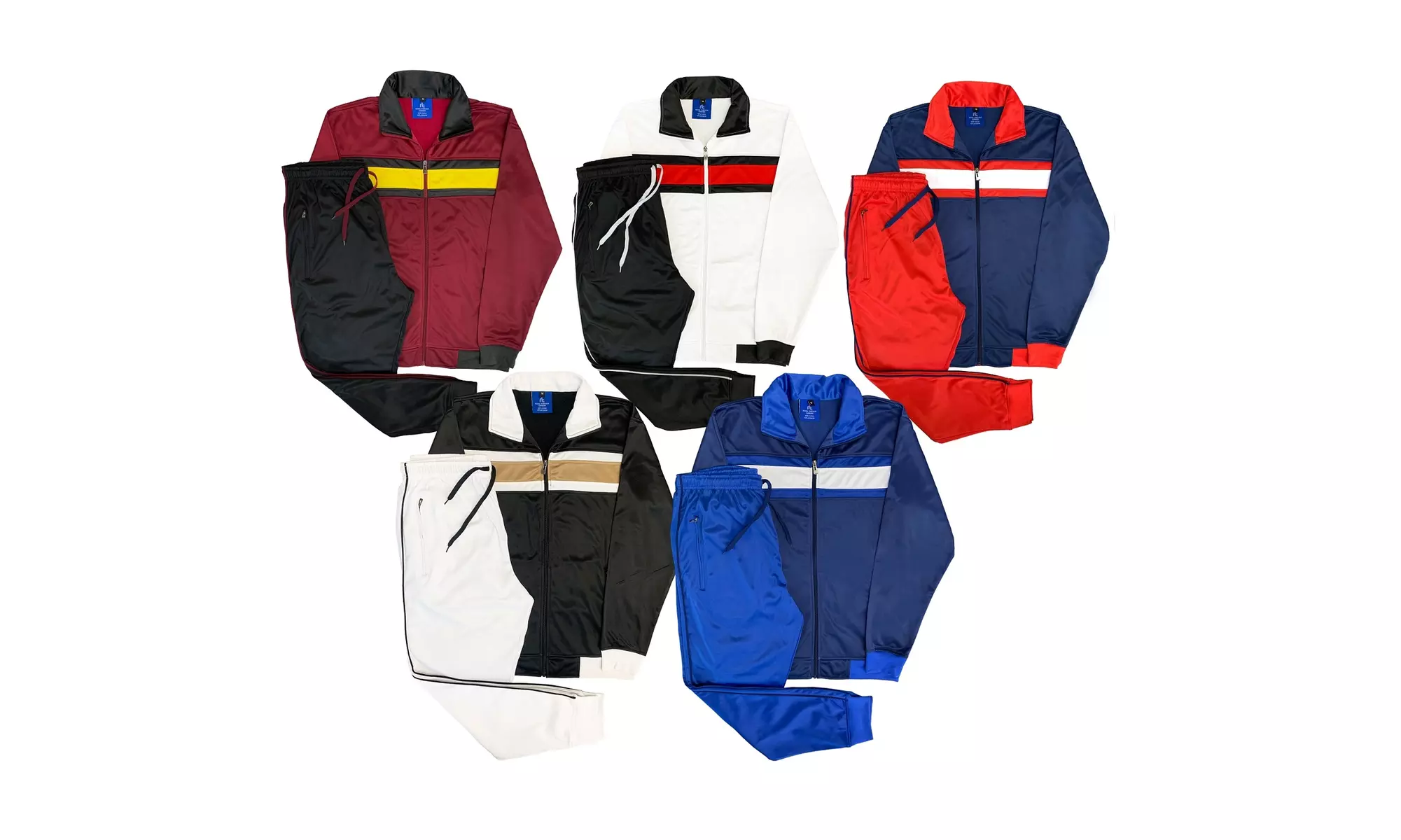 Royal Threads Men's Full Zip Tracksuit