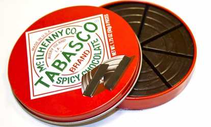 The Chocolate Traveler Tabasco Chocolate Tin