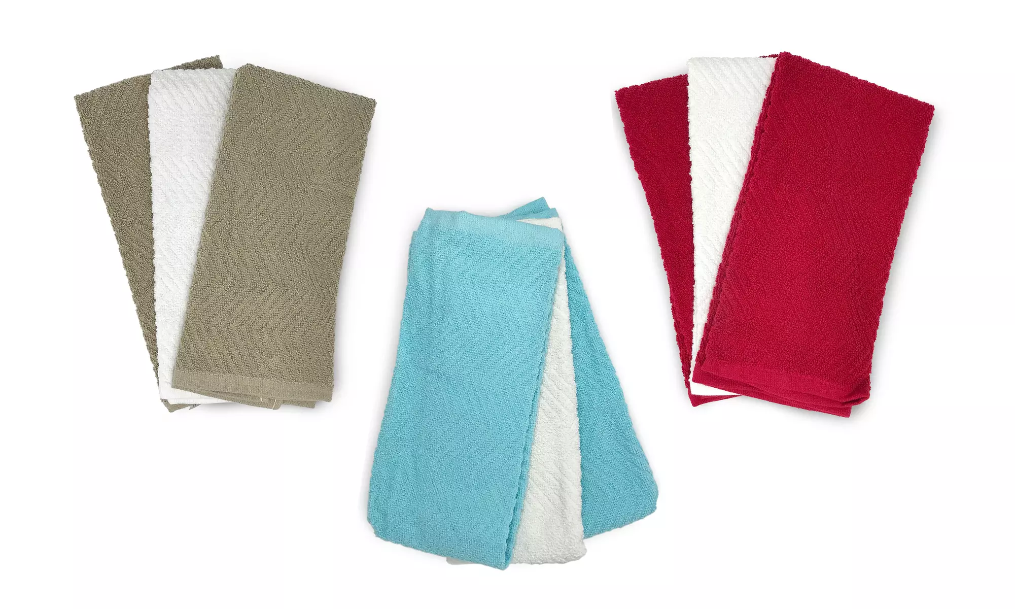 3 pack Kitchen Dish Towel - Gourmet Essentials - Primary Image