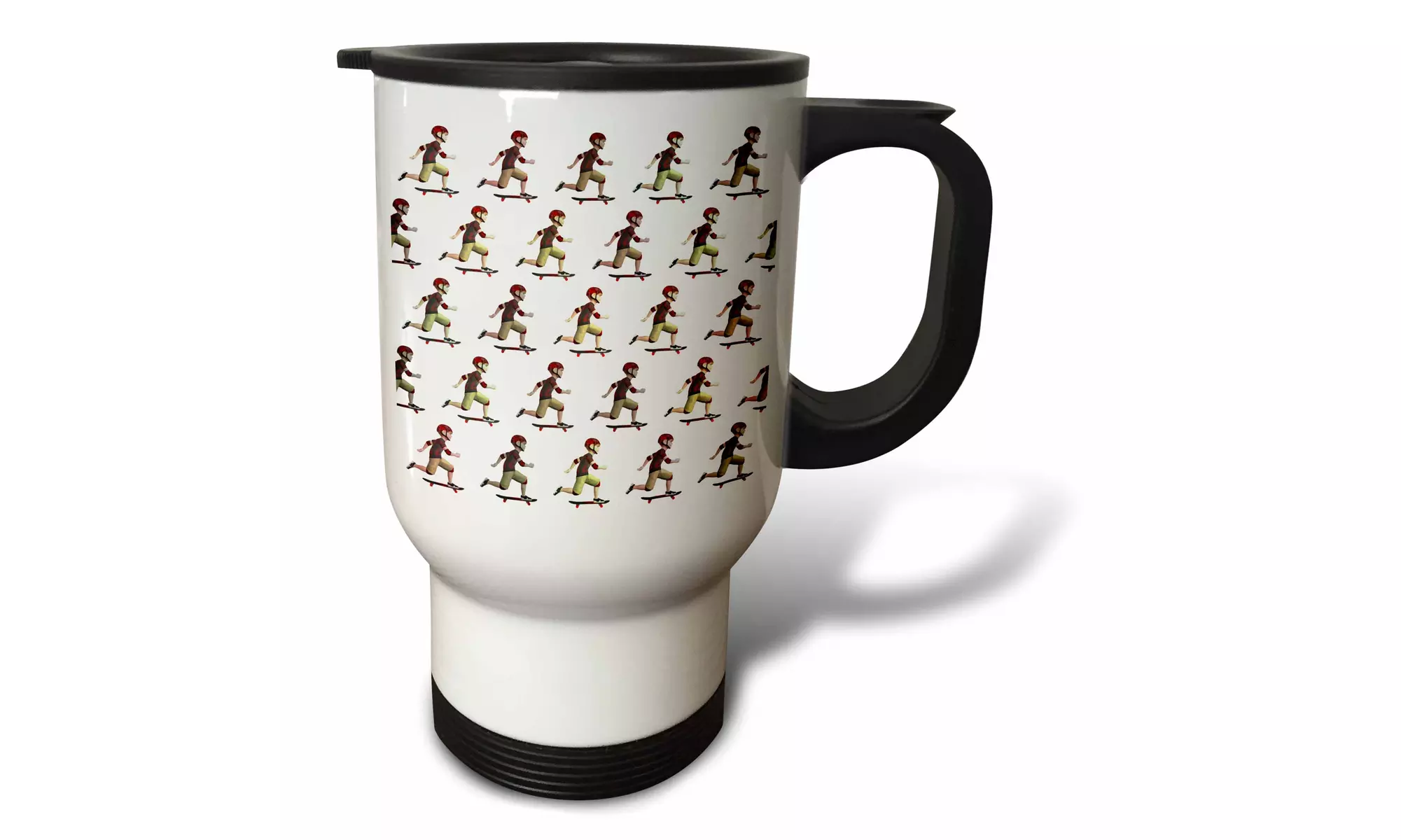  Travel Mug Skateboarding Boy Pattern - 14oz  - Primary Image