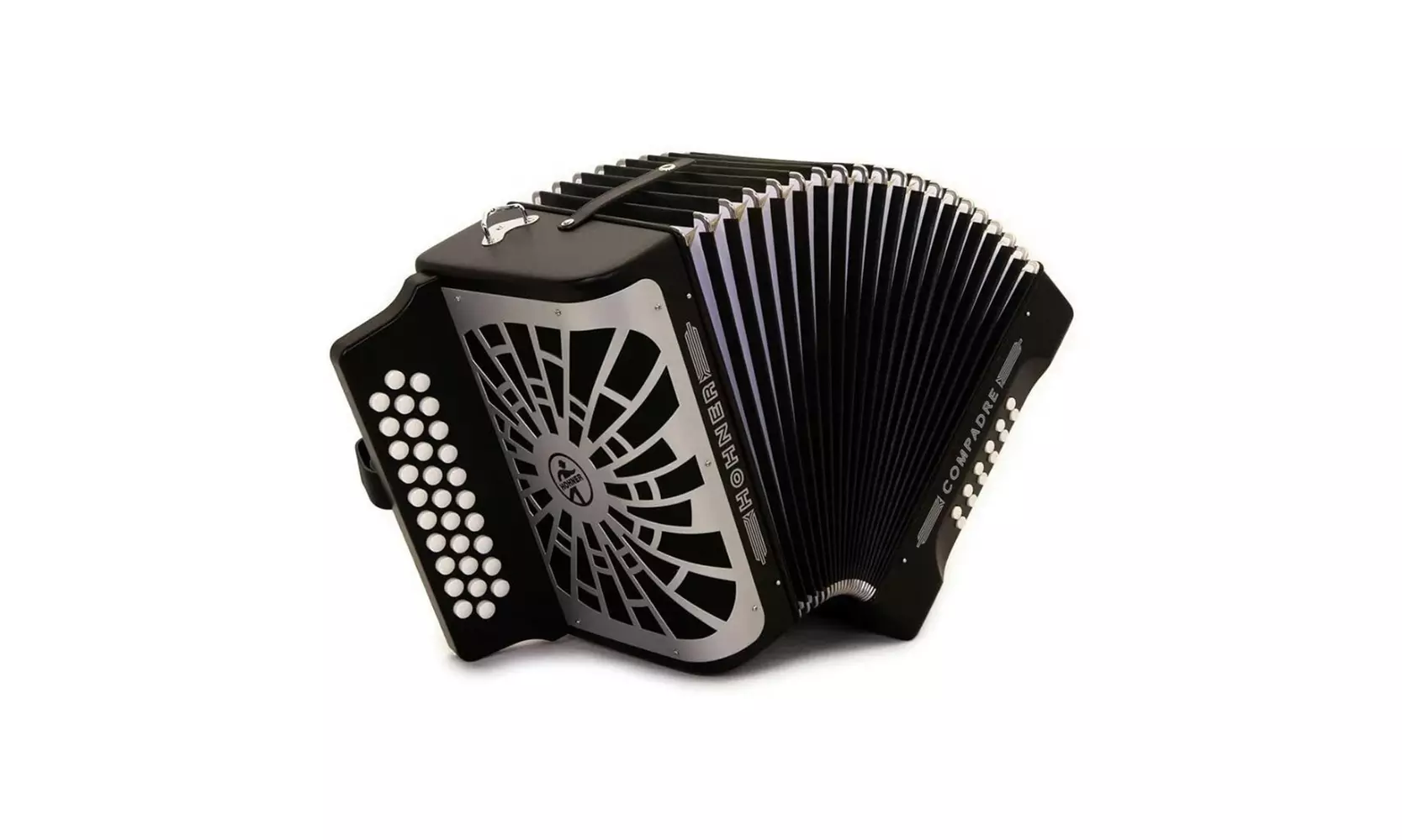 Hohner Compadre GCF Accordion with Gig Bag (Black) - Primary Image
