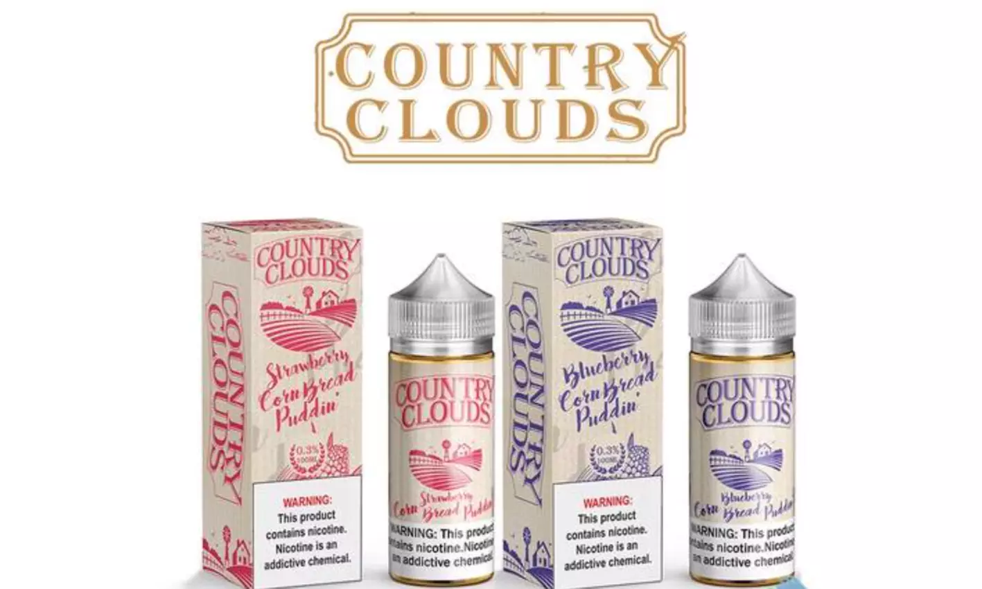 Vape Juice from Country Clouds 100ml Bottle  - Primary Image