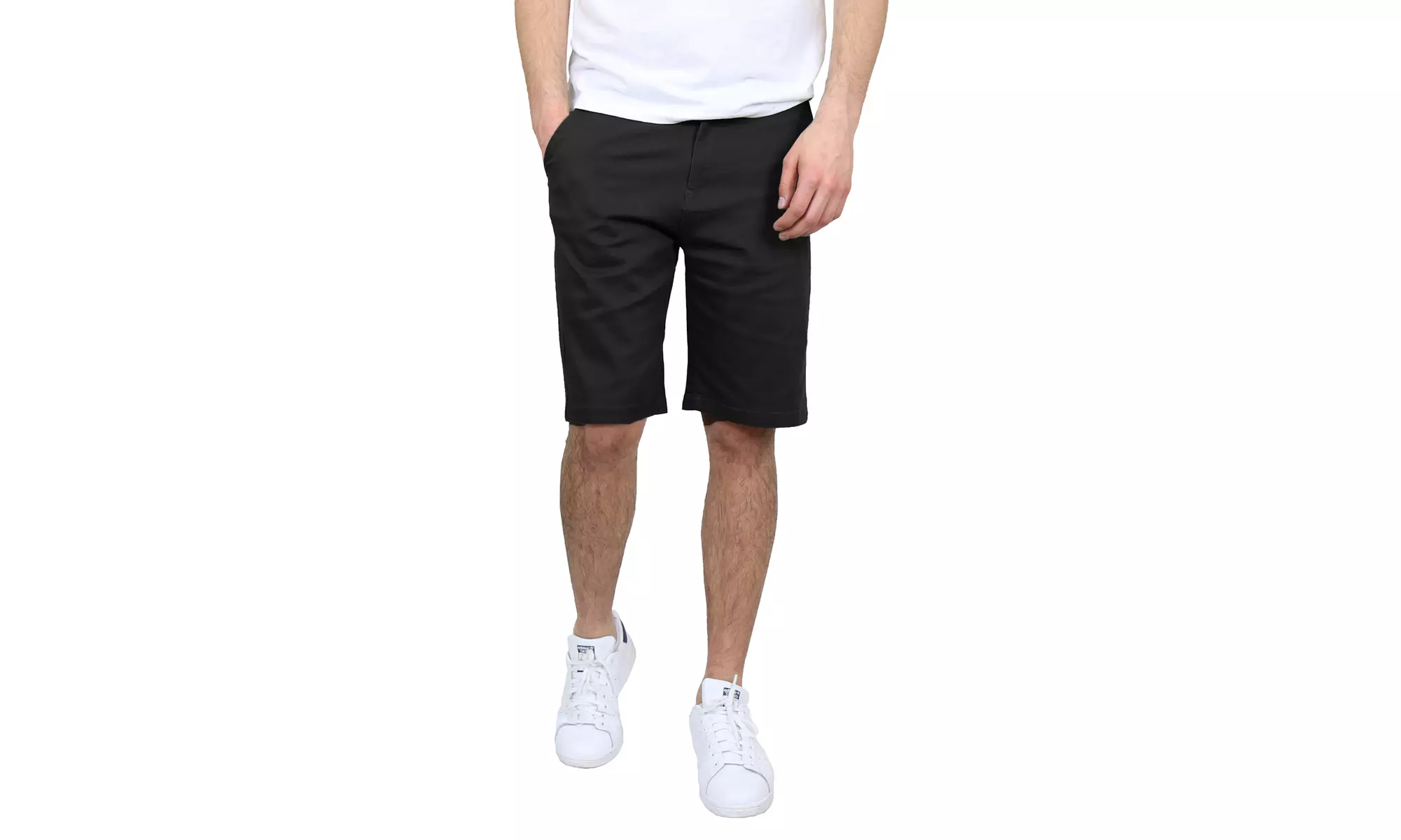 Men's Cotton Stretch Slim Fit Chino Shorts (Sizes, 28-44)
