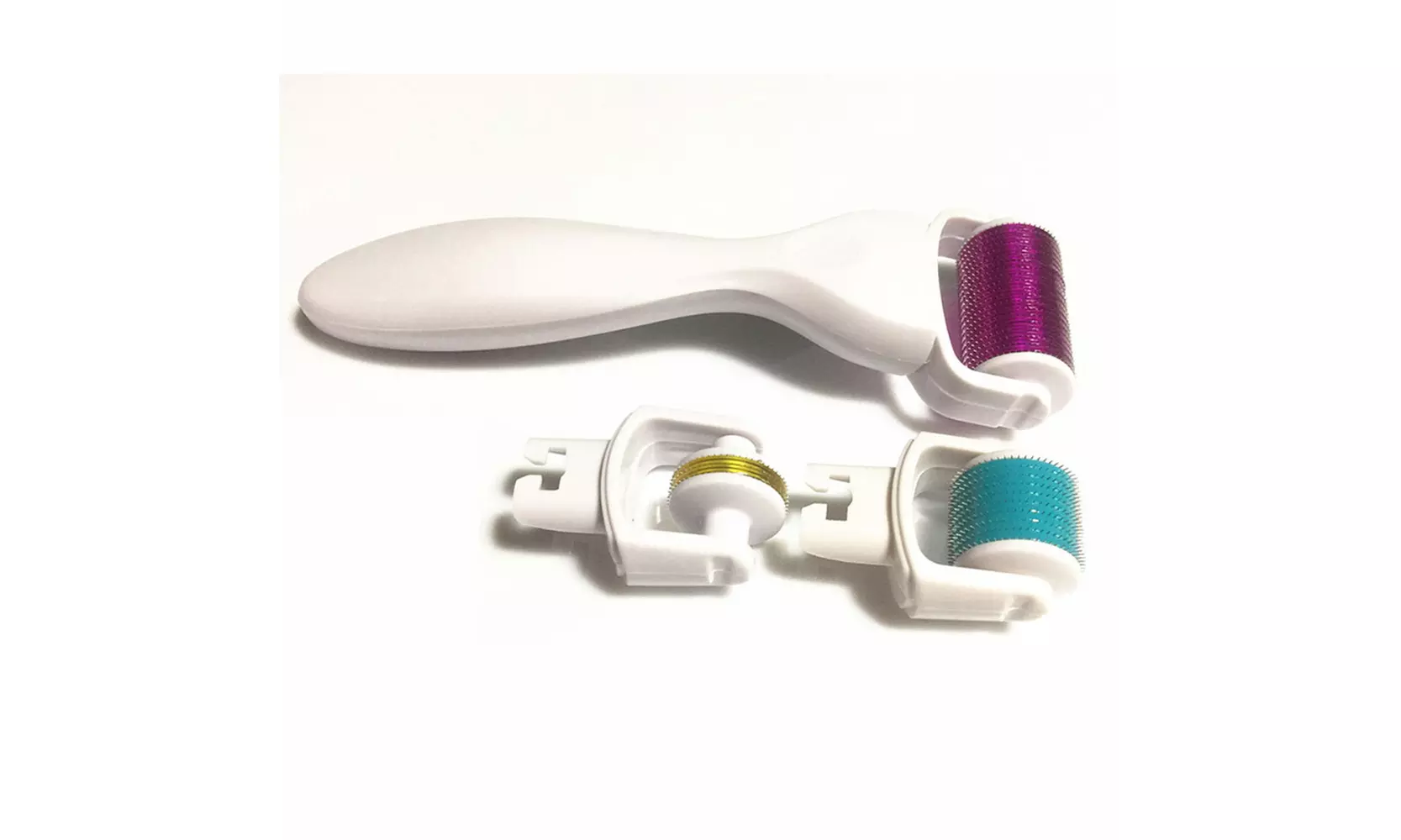3 In 1 Derma Roller Set 0.5mm, 1.0mm, 1.5mm Micro Needles  - Second Medium