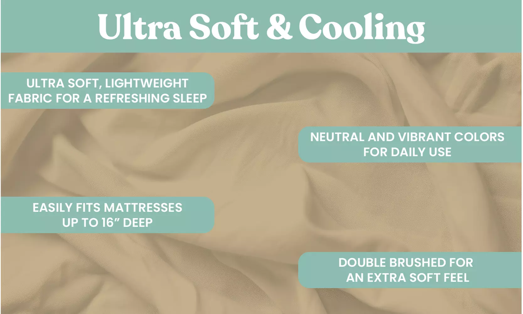 Luxury Home 6-Piece Microfiber Bed Sheet Set