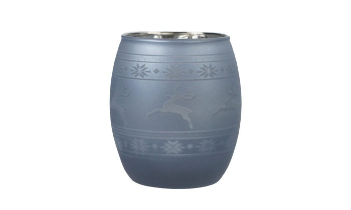Up To 33 Off On 3 5 Winter Light Blue Glass Groupon Goods Details