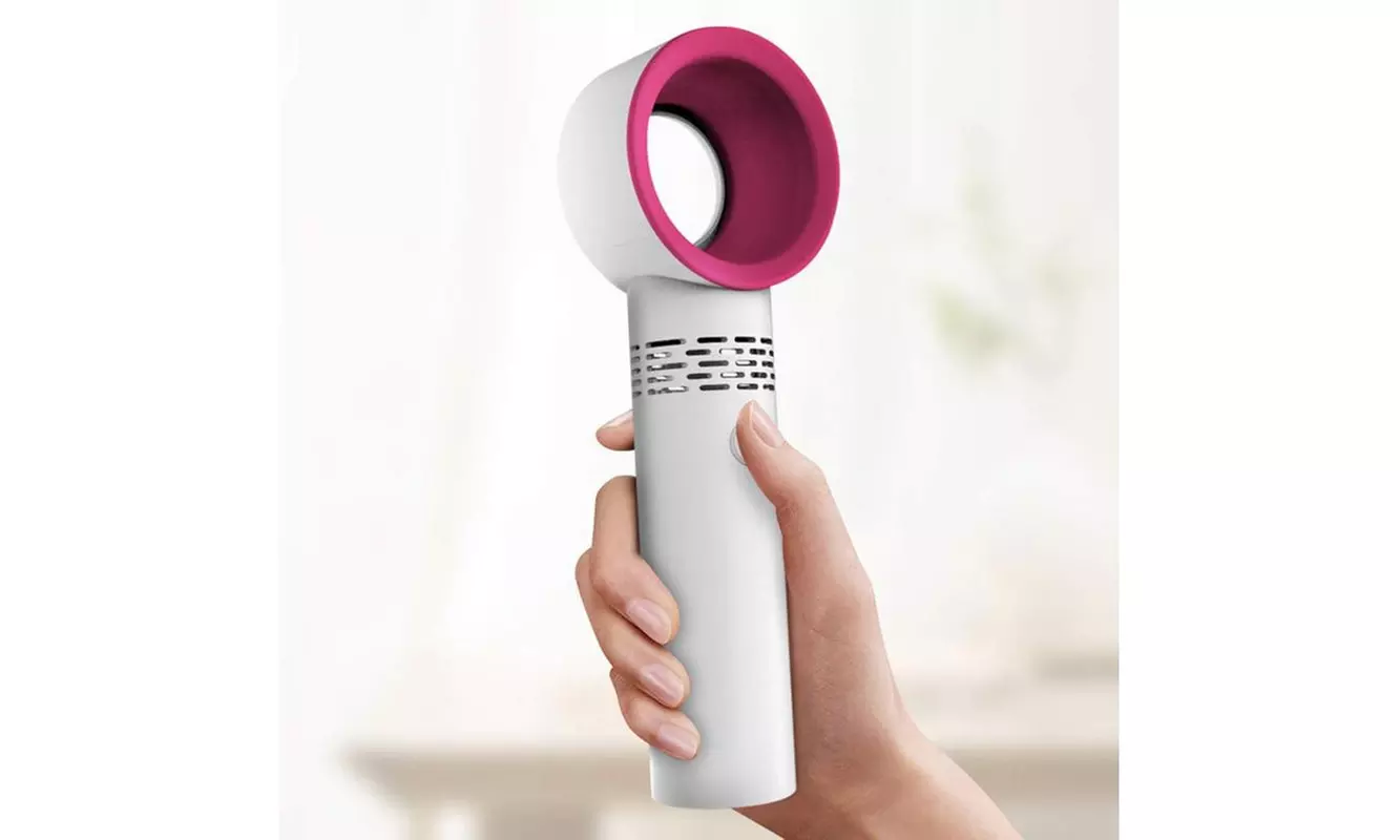 Protable Handheld Cooling Bladeless Fan Rechargeable Desktop Bladeless Fan - Primary Image