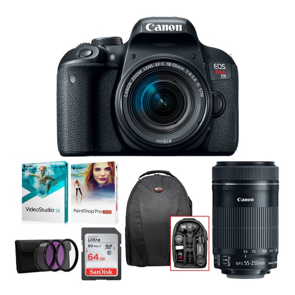 canon rebel t7i deluxe kit