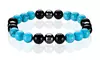 Men's Gemstone Beaded Bracelet – Natural Stone Stretch Fit