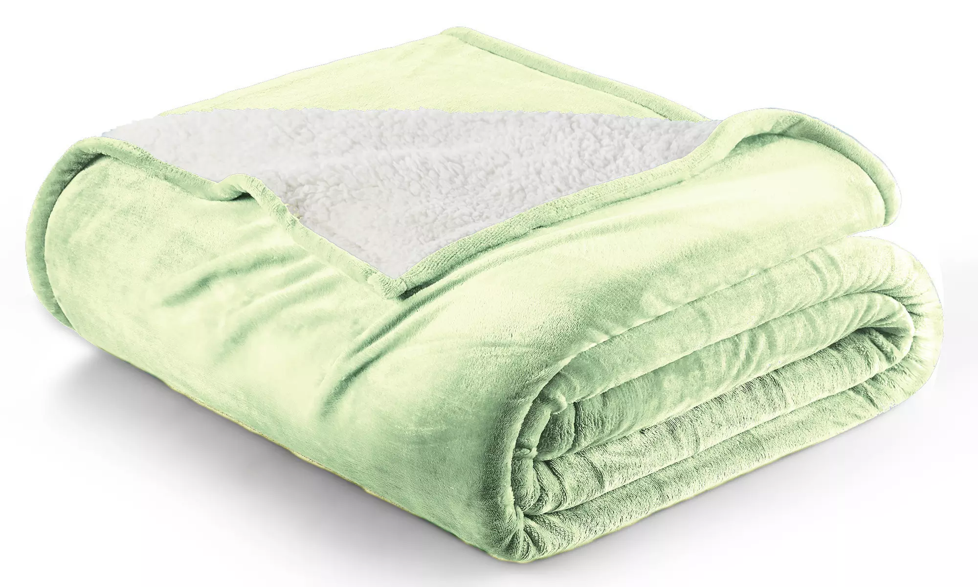 Ultra-Soft Velvet Plush Reversible Sherpa Blanket