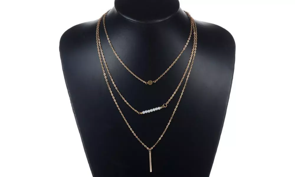Multi Layered Pearl Necklace - Second Medium