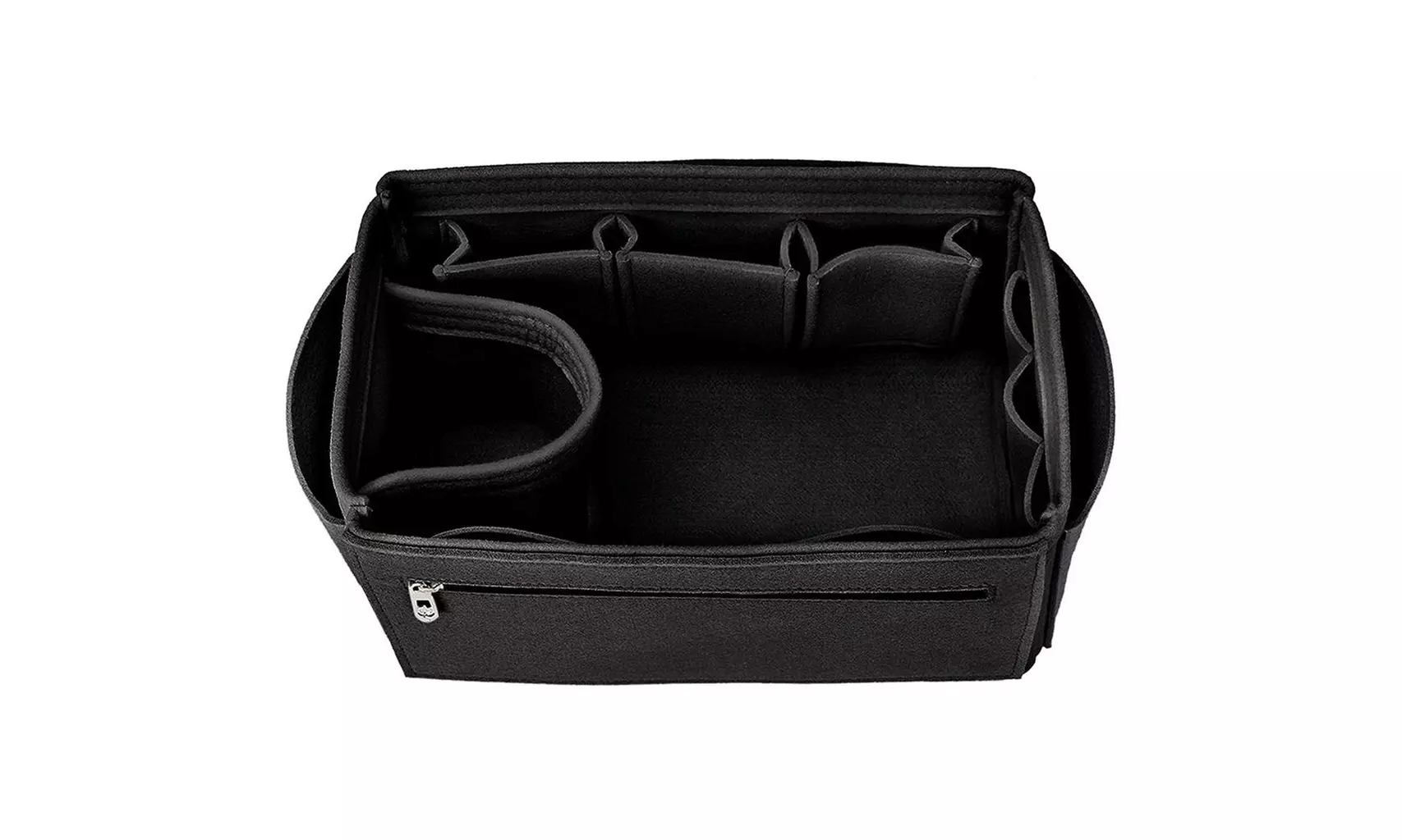 Purse Organizer Insert, Felt Bag organizer with zipper, Handbag & Tote Shaper - Primary Image