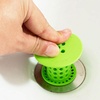 Image 5: Bathroom Hair Catcher TPR 2" Stand-Up Shower Sink Drain Protector