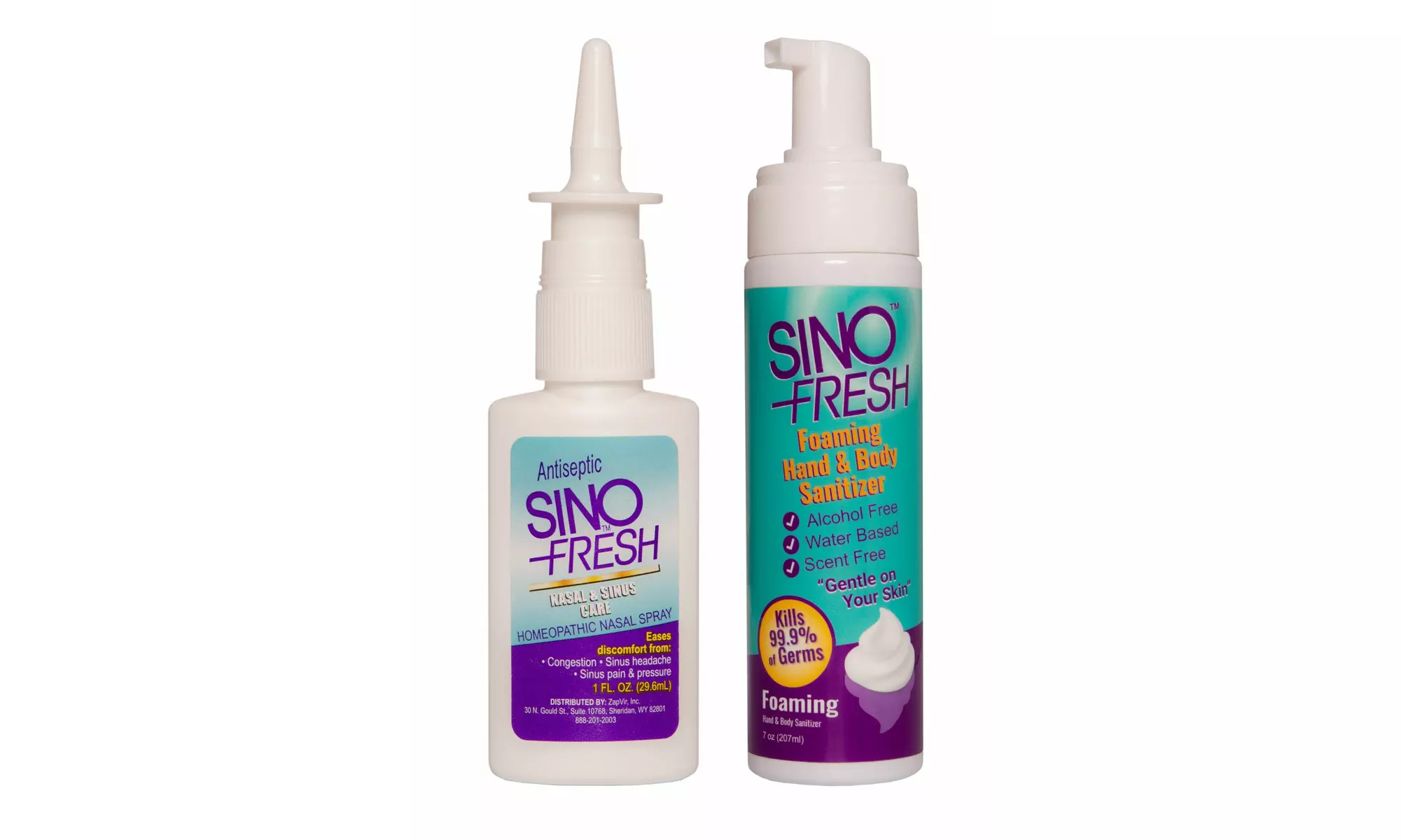SinoFresh Nasal Spray and 1.7 Hand Sanitizer Bundle - Primary Image