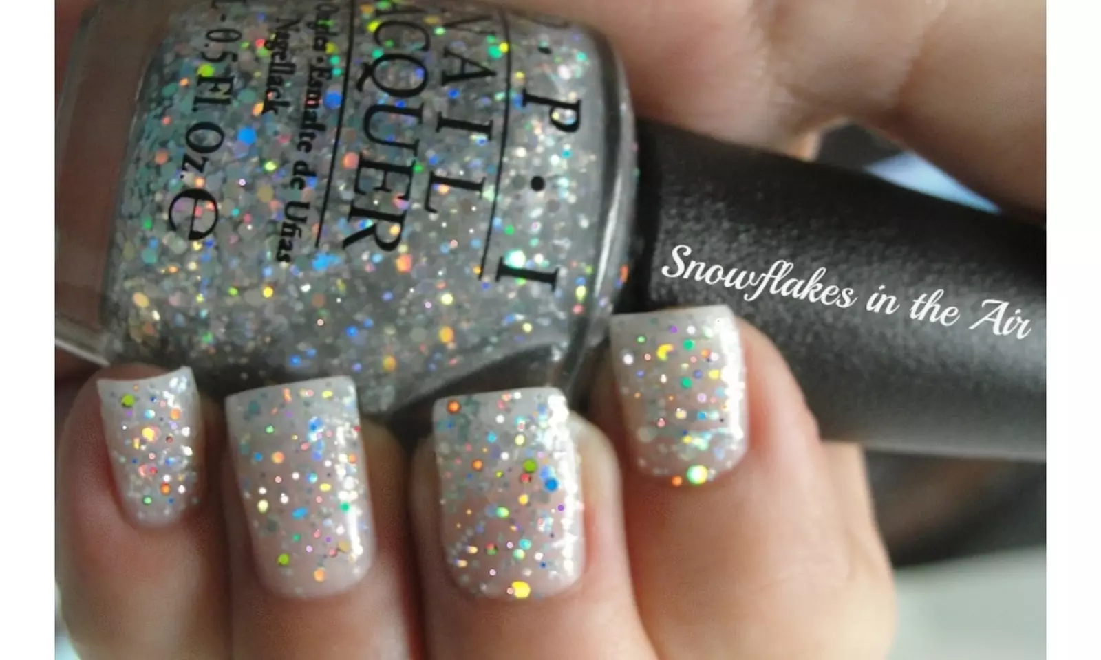 Opi Nail Lacquer, Snowflakes In The Air, 0.5 Fluid Ounce - Second Medium