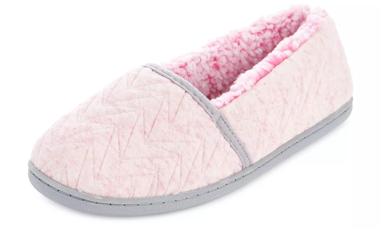 Floopi Women's Chloe Closed-Back Quilted Slipper