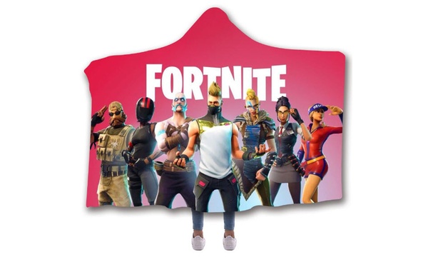 Up To 71 Off on Fortnite Hoodie Soft Blanket Groupon Goods