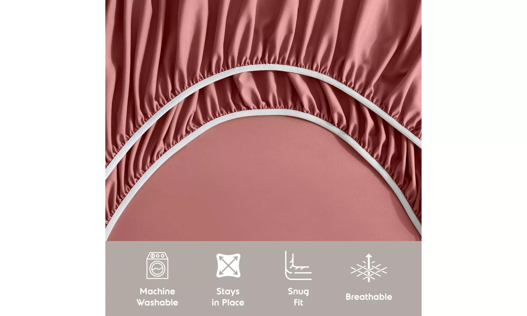 Nestl Split King Extra Soft Microfiber Deep Pocket Bed Sheet Set - 5 Piece